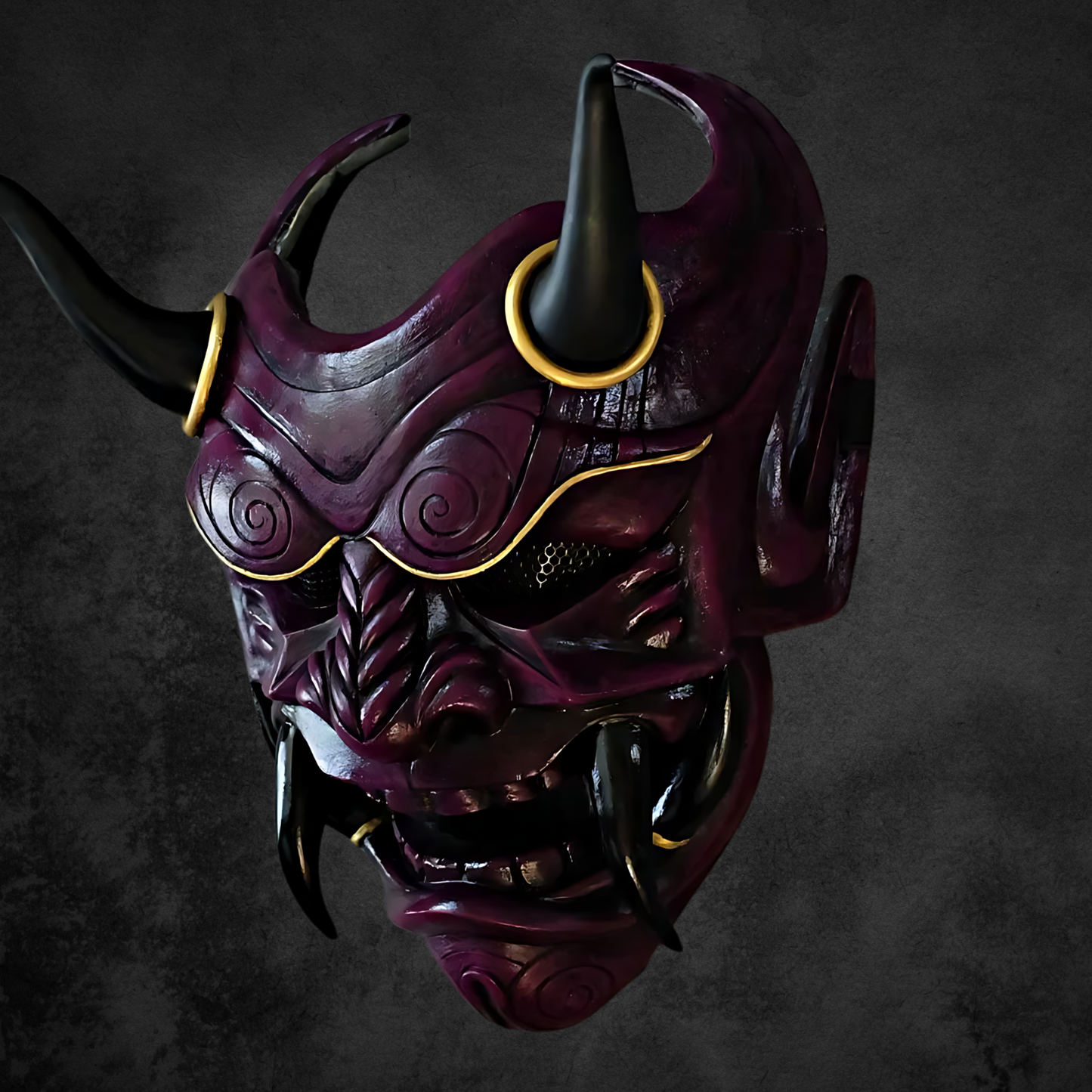 Lila Oni Maske