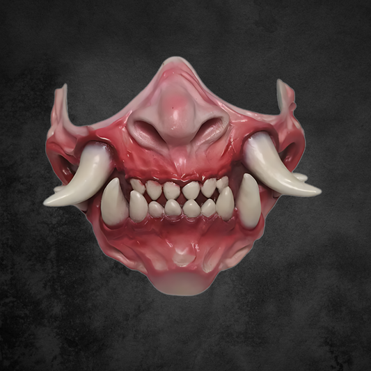 Dämonisches Oni Maske - Furchterregendes Dämonen-Design